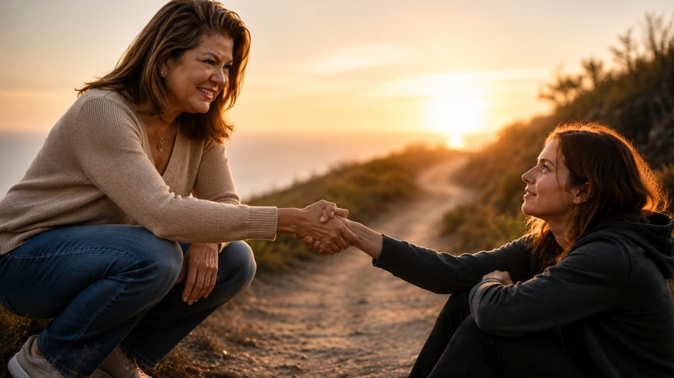 Kelli is helping a woman find her best addiction recovery options